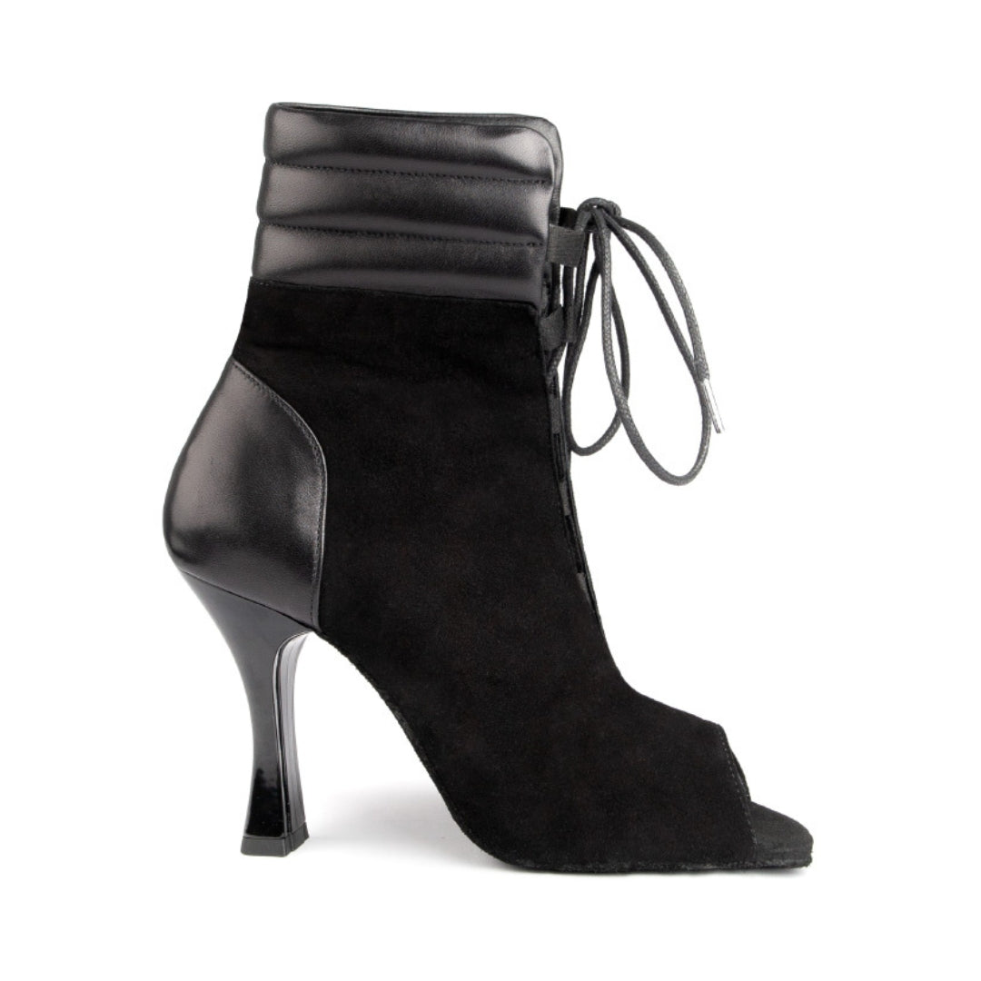 PD Tatiana en cuir nubuck noir