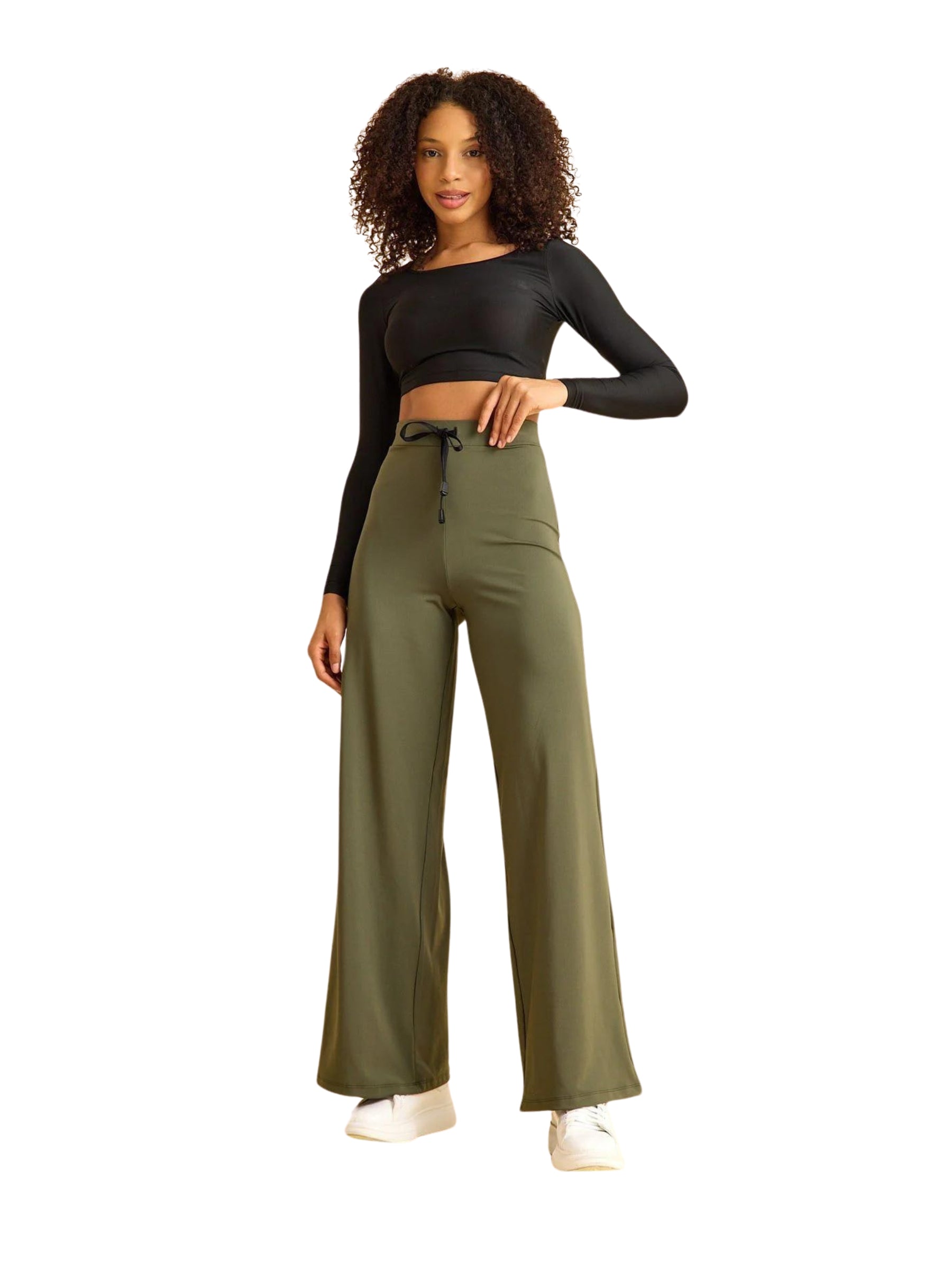 450 Mumbai yoga pants in khaki