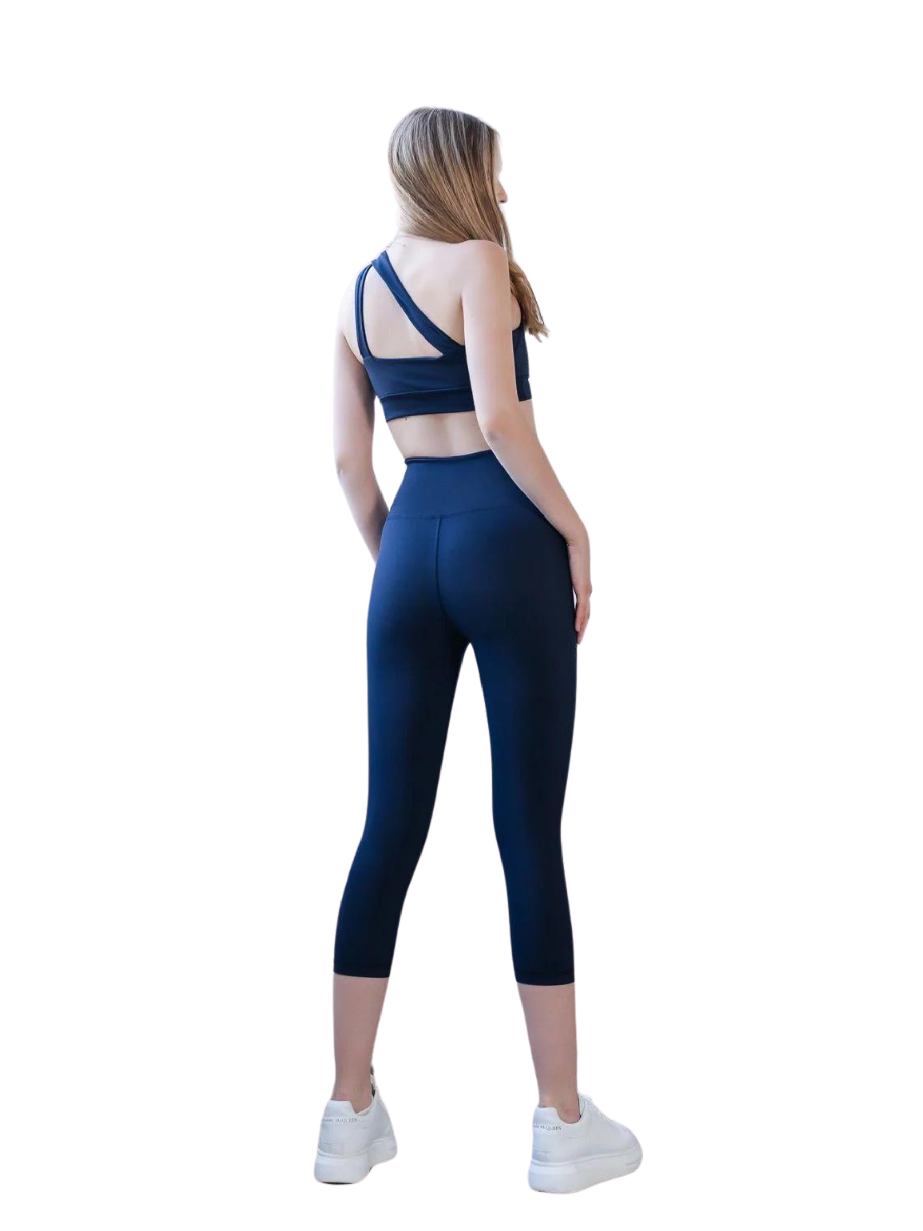 947 Leggings Capri en bleu marine