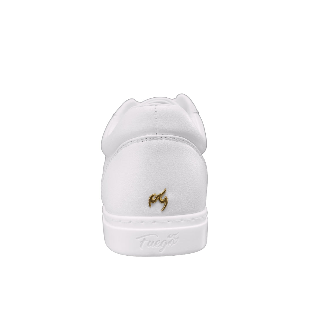 Fuego Low-Top Dance Sneakers en blanc