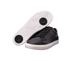 Fuego Low-Top Dance Sneakers in bianco e nero