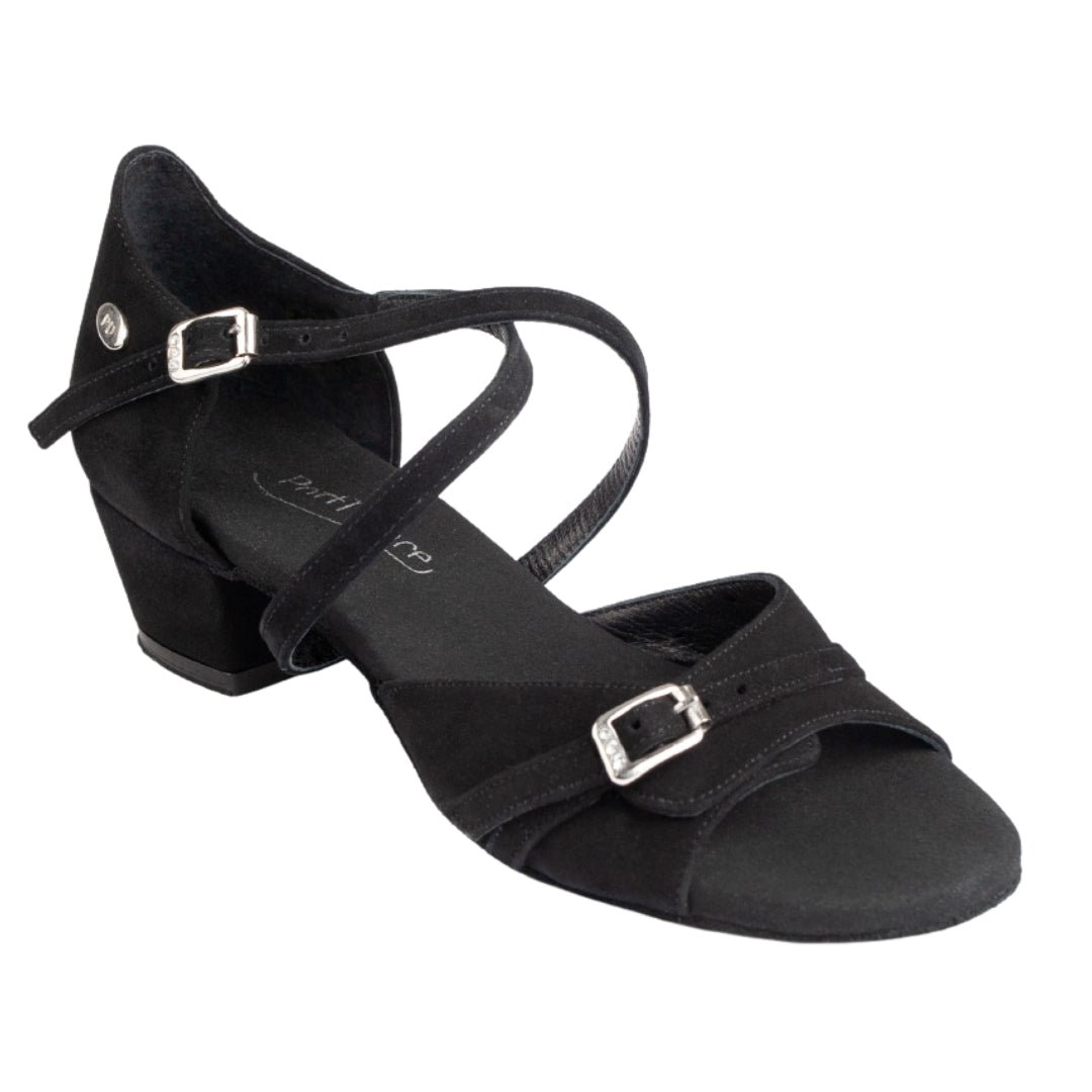 PD636 Chaussures de danse premium en nubuck noir