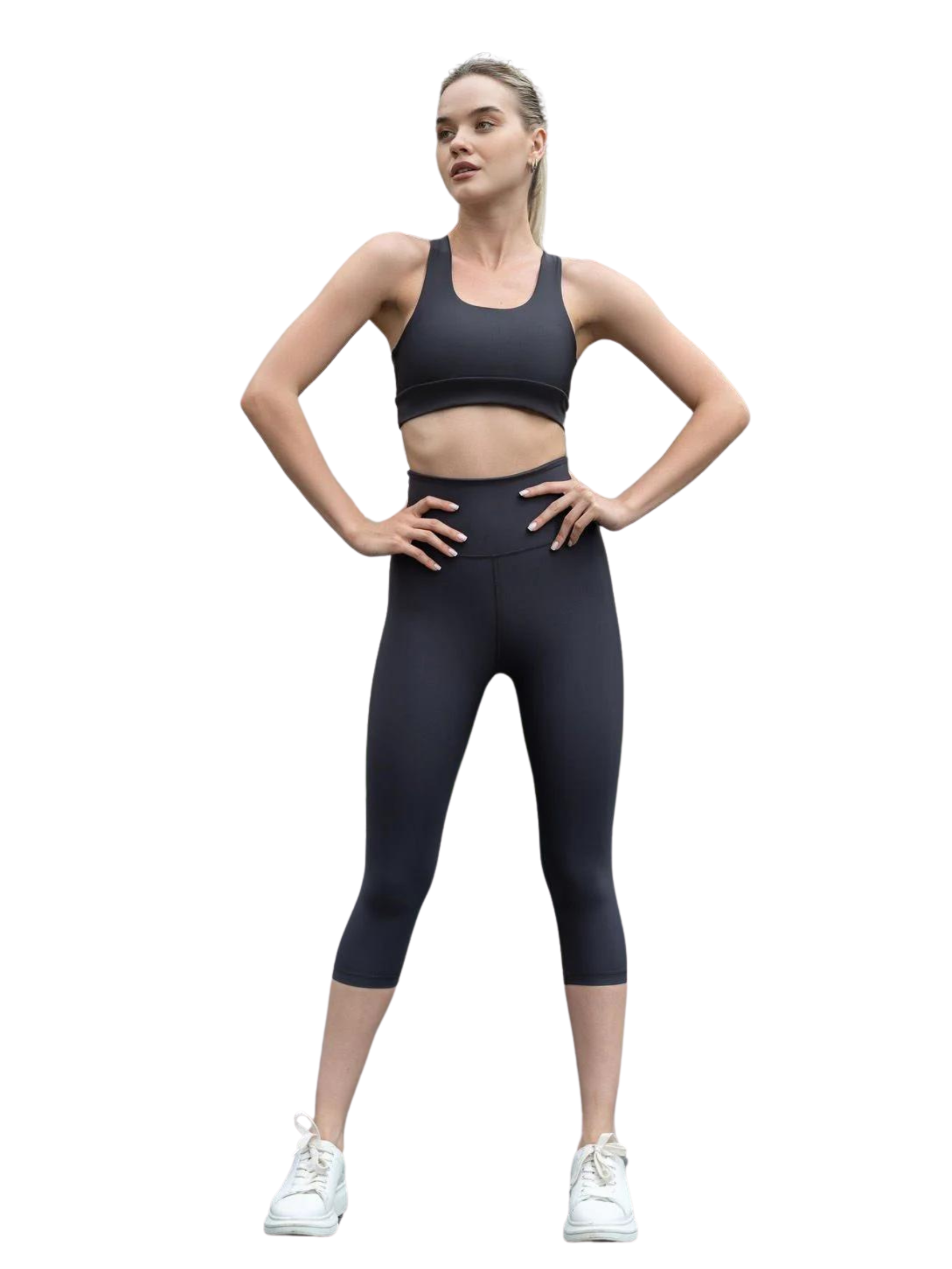 944 Leggings Capri in antrazite