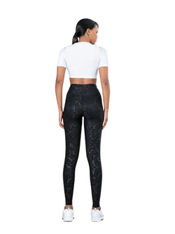 467 Bilboa Leather Look leggings in black