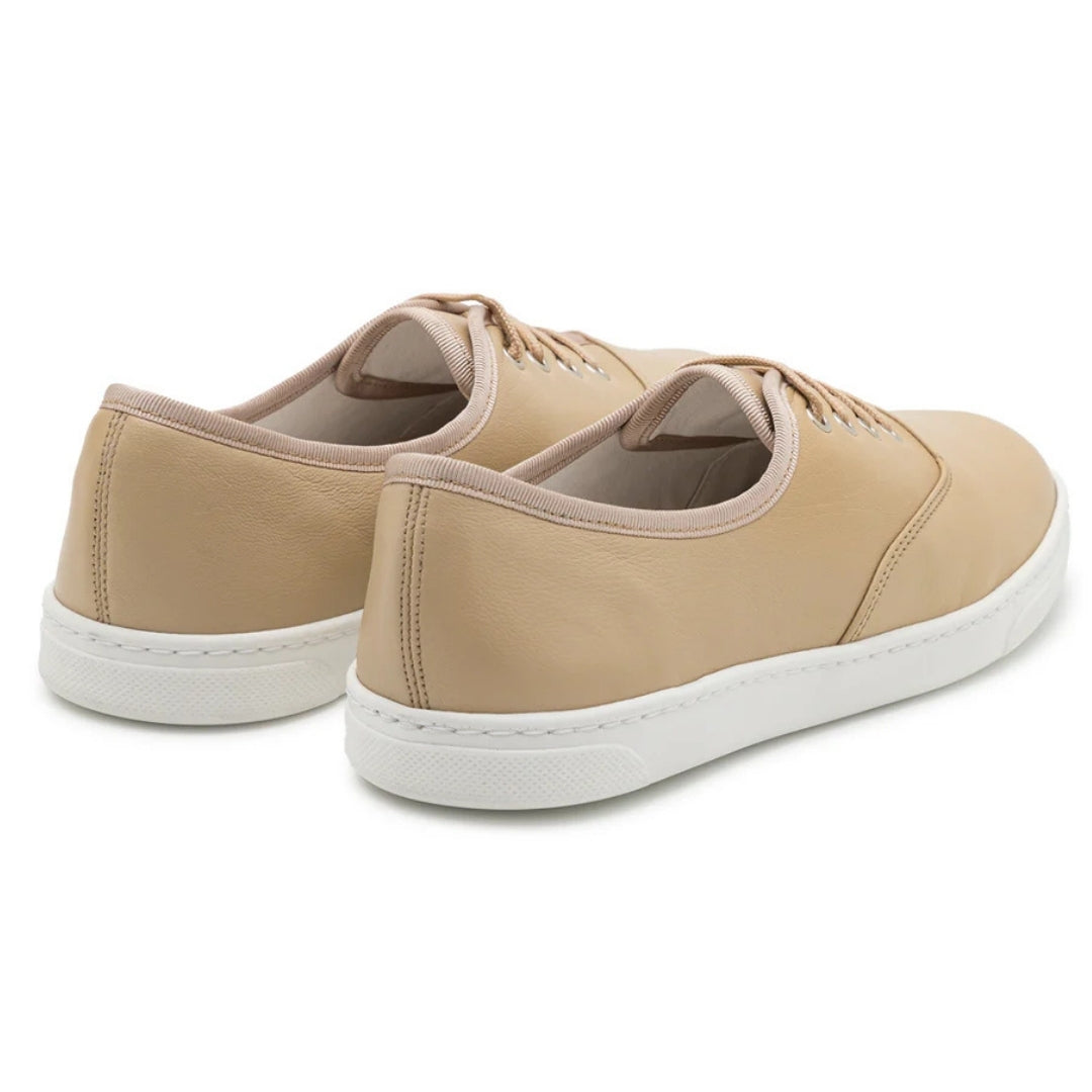 Smove Dance Sneaker en cuero beige