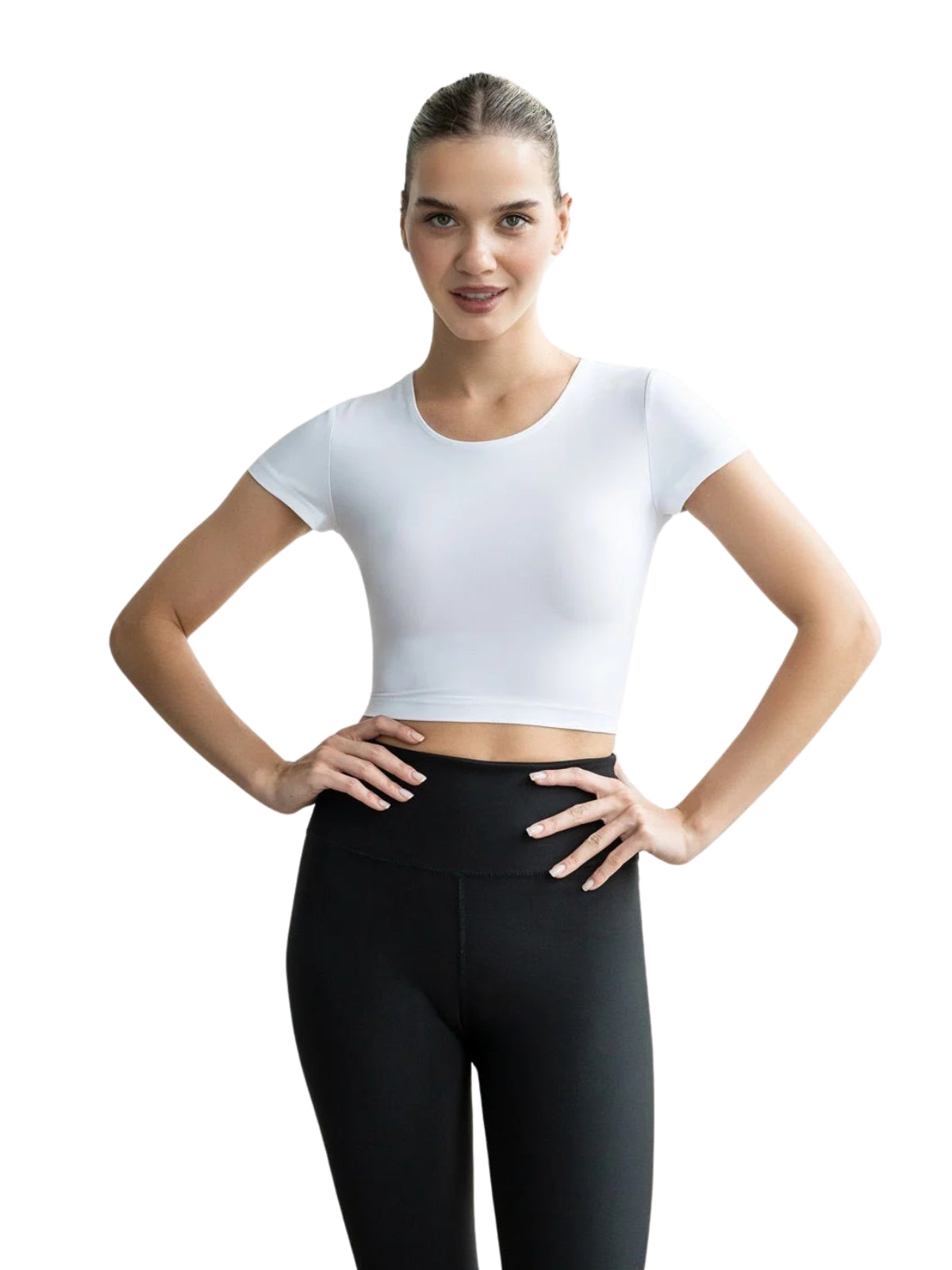 094 Top Larissa Sport en blanc