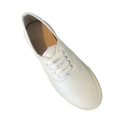 Smove Dance Sneaker en cuero blanco