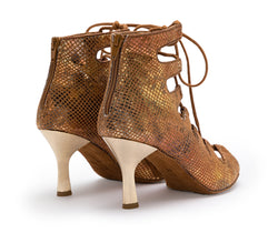 Chaussures de danse Electra en bronze Piton