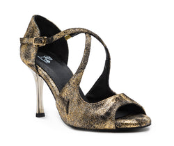 Orion dance shoes in gold