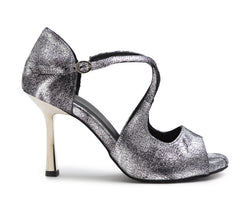 Orion dance shoes in silver