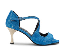 ORION  Tanzschuhe in Blue Jeans