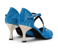 ORION  Tanzschuhe in Blue Jeans