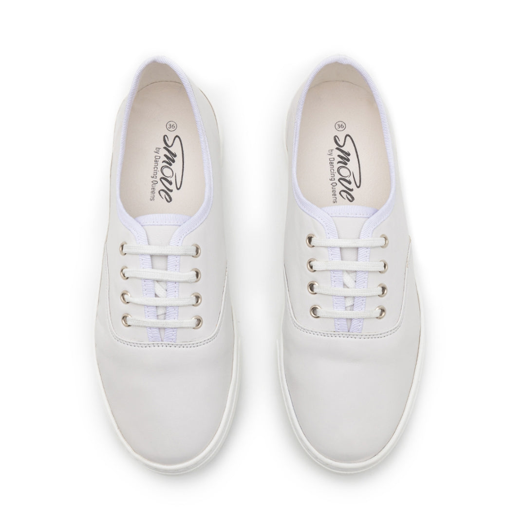 Smove Dance Sneaker in pelle bianca