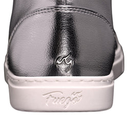 Fuego High Top Dance Sneakers en argent