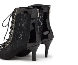 Halley Heels Dance Dance Shoes en negro Lack