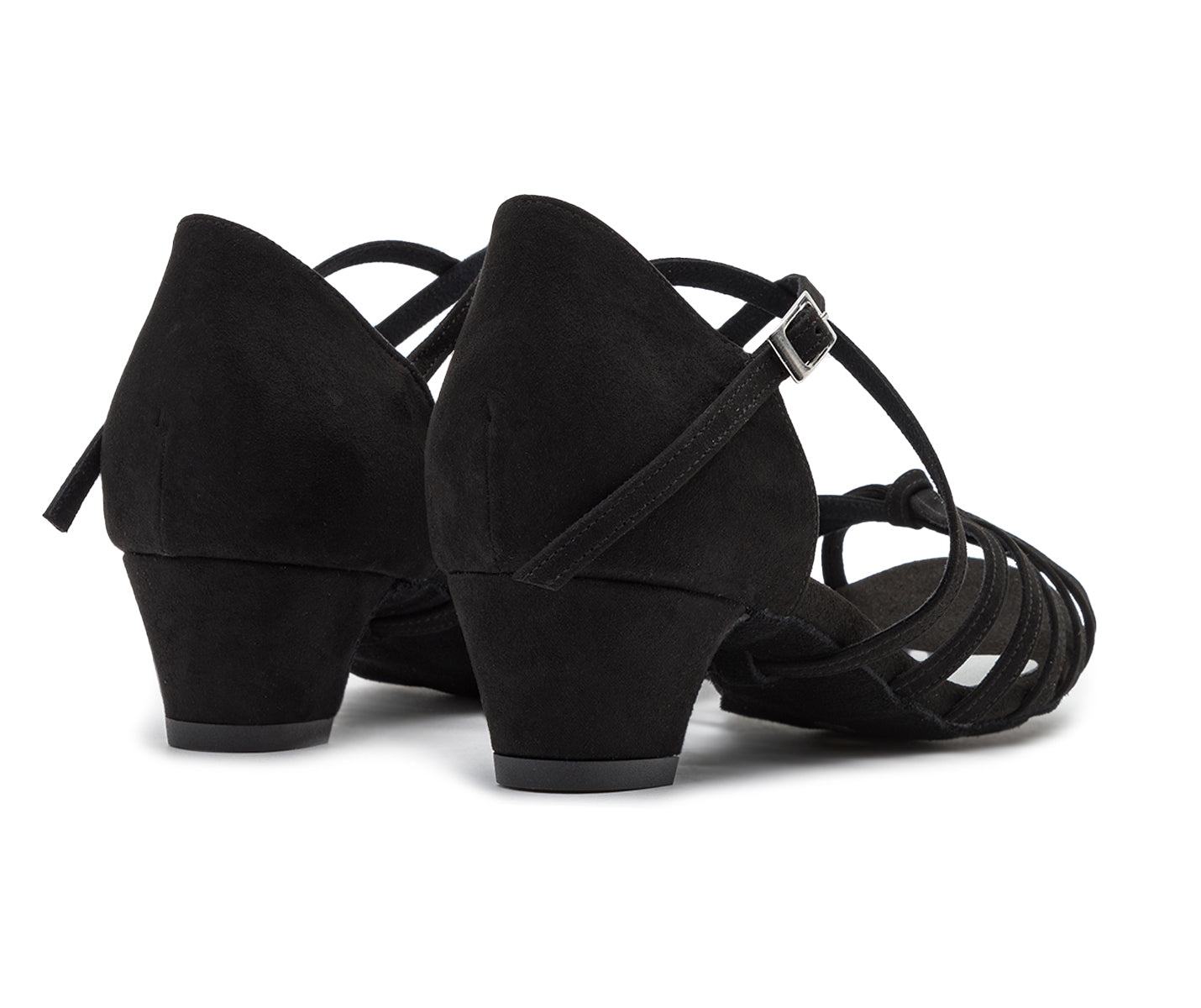 205 chaussures de danse en daim noir