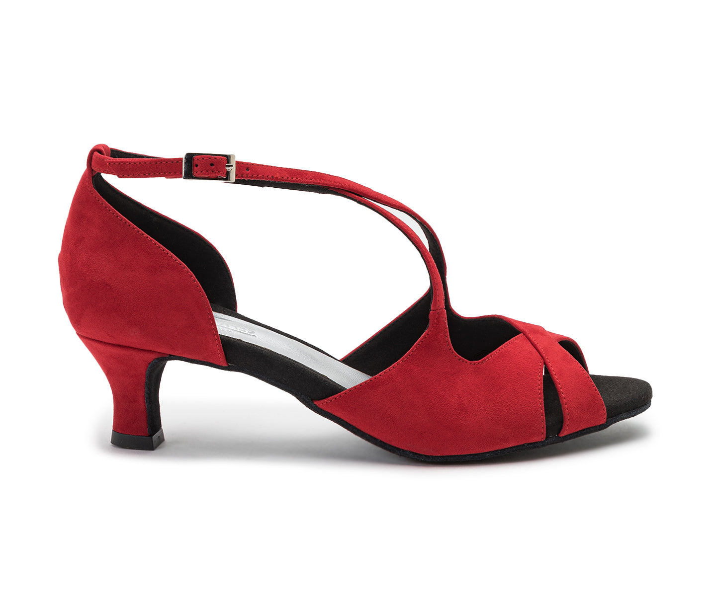 736 dance shoes in red suede