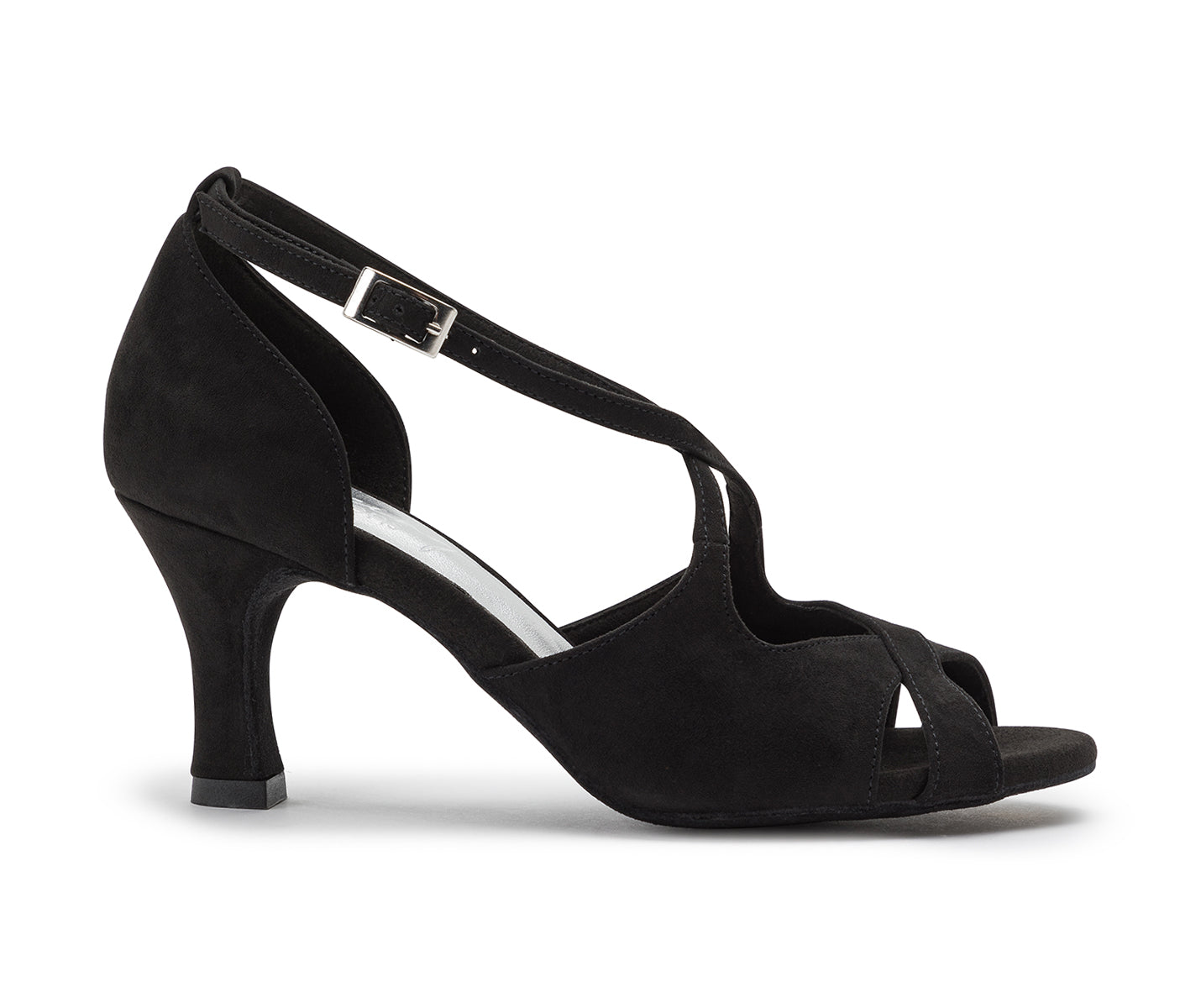 736 / 486 Chaussures de danse en daim noir