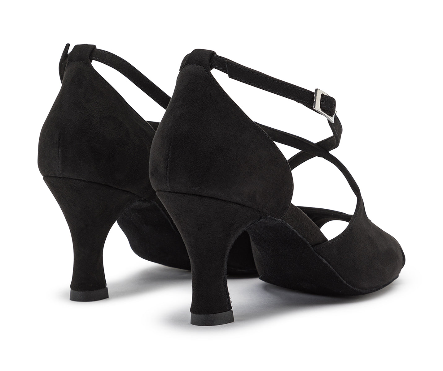 736 / 486 Chaussures de danse en daim noir