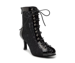 Halley Heels Dance Dance Shoes en negro Lack