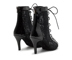 Halley Heels Dance Dance Shoes en negro Lack