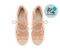 PD804 Zapatos de Danza NET en Coral Nobuck - EDICIÓN LIMITADA