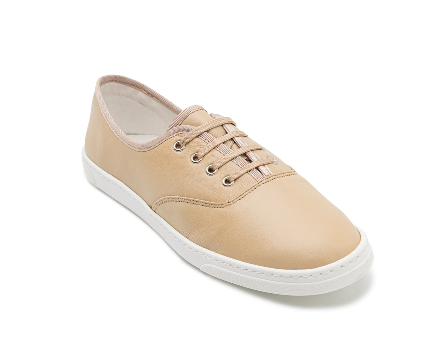 Smove Dance Sneaker en cuero beige