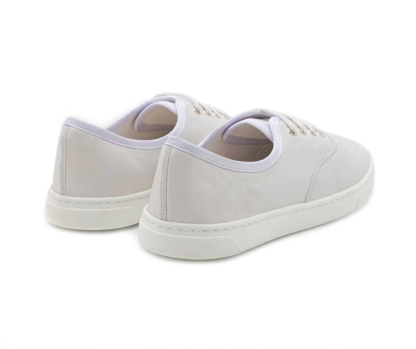 Smove Dance Sneaker en cuero blanco