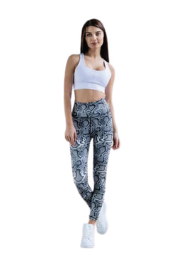 280 extra high waist leggings in gray snake