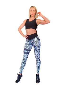 903 Leggings extra-hauts en léopard