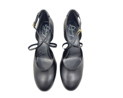 511 / 442 Chaussures de danse en cuir noir