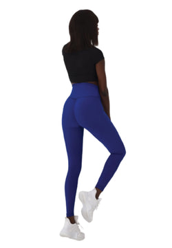 738 Scrunch butt leggings in royal blue