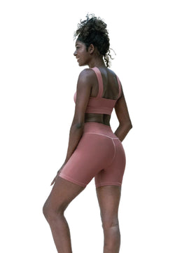 7018 Midi Short in Dark Rose