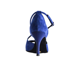 736 / 486 Scarpe da ballo in pelle scamosciata blu