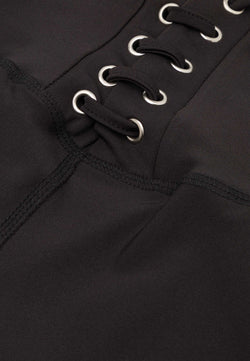 211 Leggings de taille très haute en noir