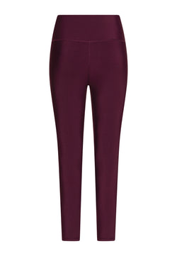 1087 Ve Leggings de cintura en morado oscuro