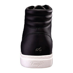 Fuego High-Top Dance Sneakers en blanco y negro