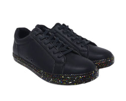 Fuego Low-Top Dance Sneakers in Ataca Black/ Colorful Sole