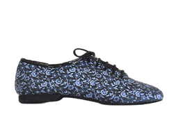 550 Scarpe da ballo in fantasia blu e nera