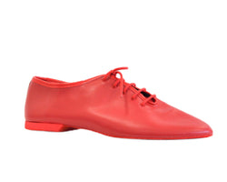 550 Leather dance shoes in red