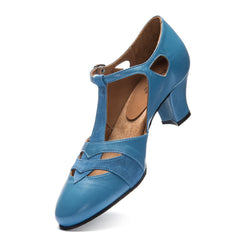 9233 Chaussures de swing pour femmes en bleu