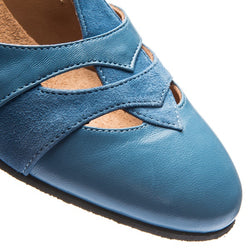 9233 Zapatos de columpio para mujer en azul