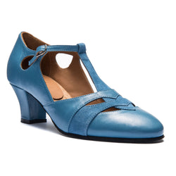 9233 Chaussures de swing pour femmes en bleu