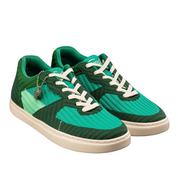 Zapatillas de baile de jade fuego en verde