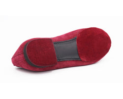 PD J001 dance shoes in Bordeaux with suede sole