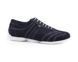 PD Pietro Street Dance Chaussures en nubuck bleu / sole blanche