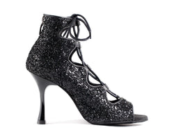 PD805 PRO dance shoes in black glitter