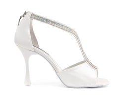 PD806 PRO dance shoes in white satin