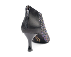 PD811 par chaussures de danse en paillettes noires