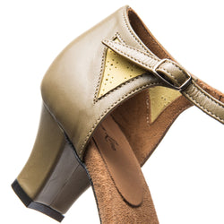 9230 Damen-Swingschuhe in Khaki